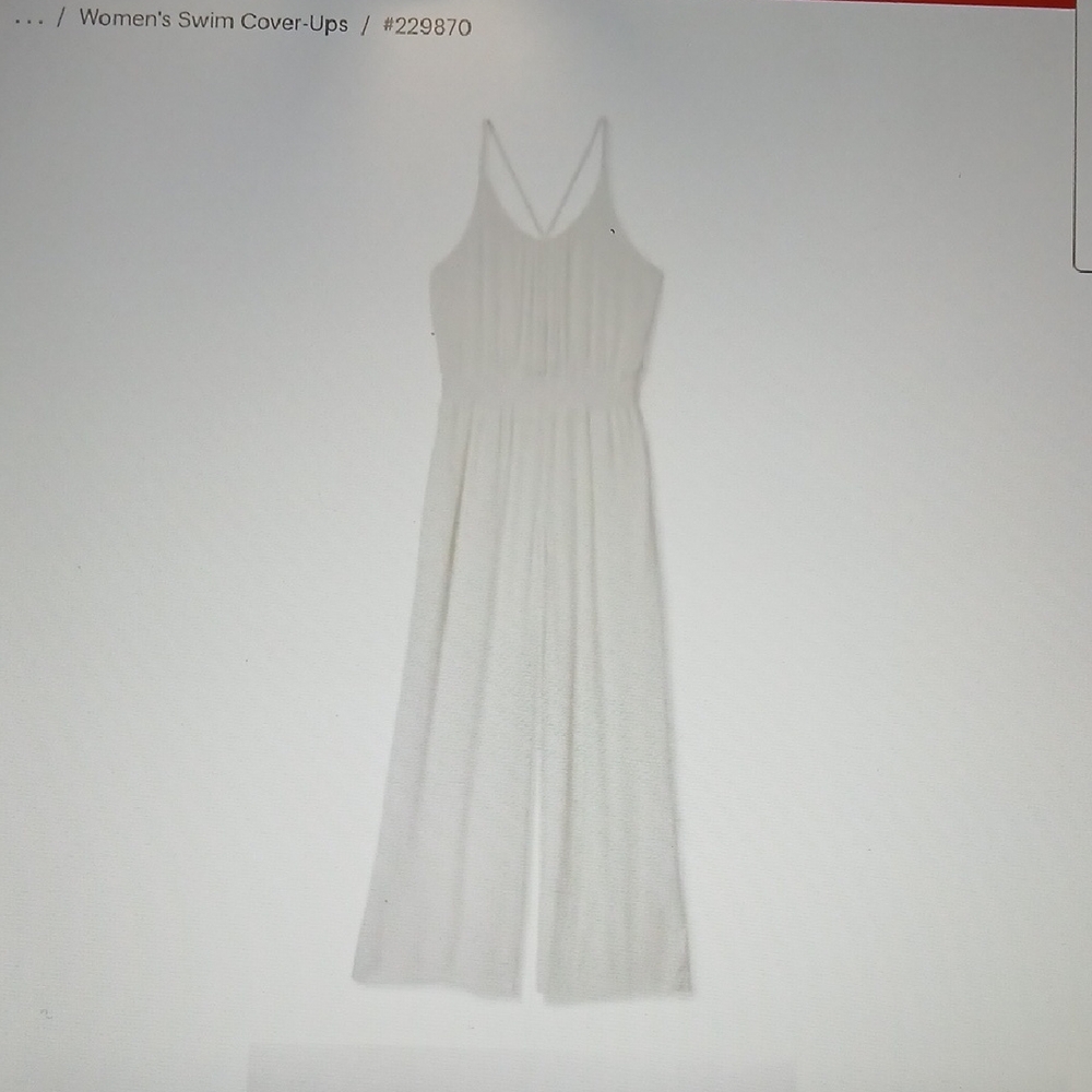 5 Fernie Wide White Leg Jumpsuit